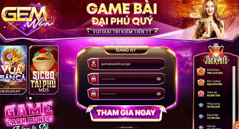 Tổng quan cổng game Gemwin 2025
